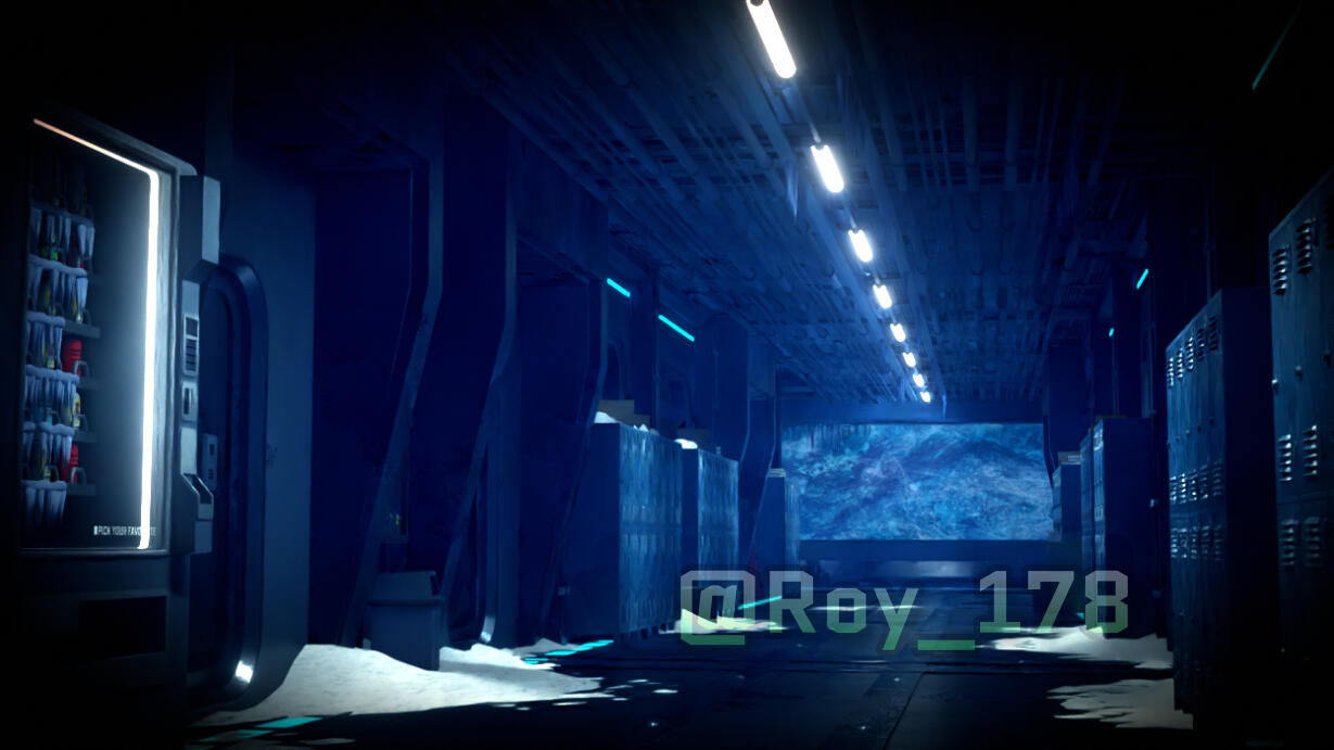 Locker hallway scene recreation from Murder Drones. Locker hallway scene recreation from Murder Drones.