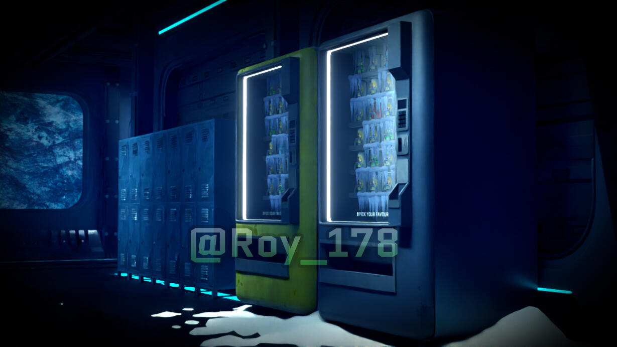Locker hallway scene recreation from Murder Drones. Locker hallway scene recreation from Murder Drones.